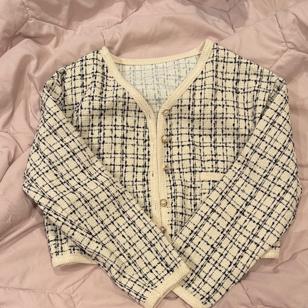 Cropped Tweed Jacket